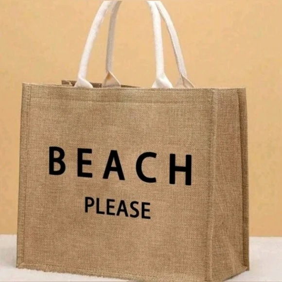 Beach Please  Canvas tote - Picture 8 of 10